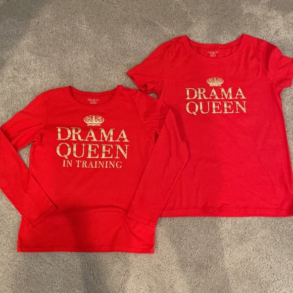 Mommy and me matching Red Shirts-Drama Queen - Picture 1 of 9